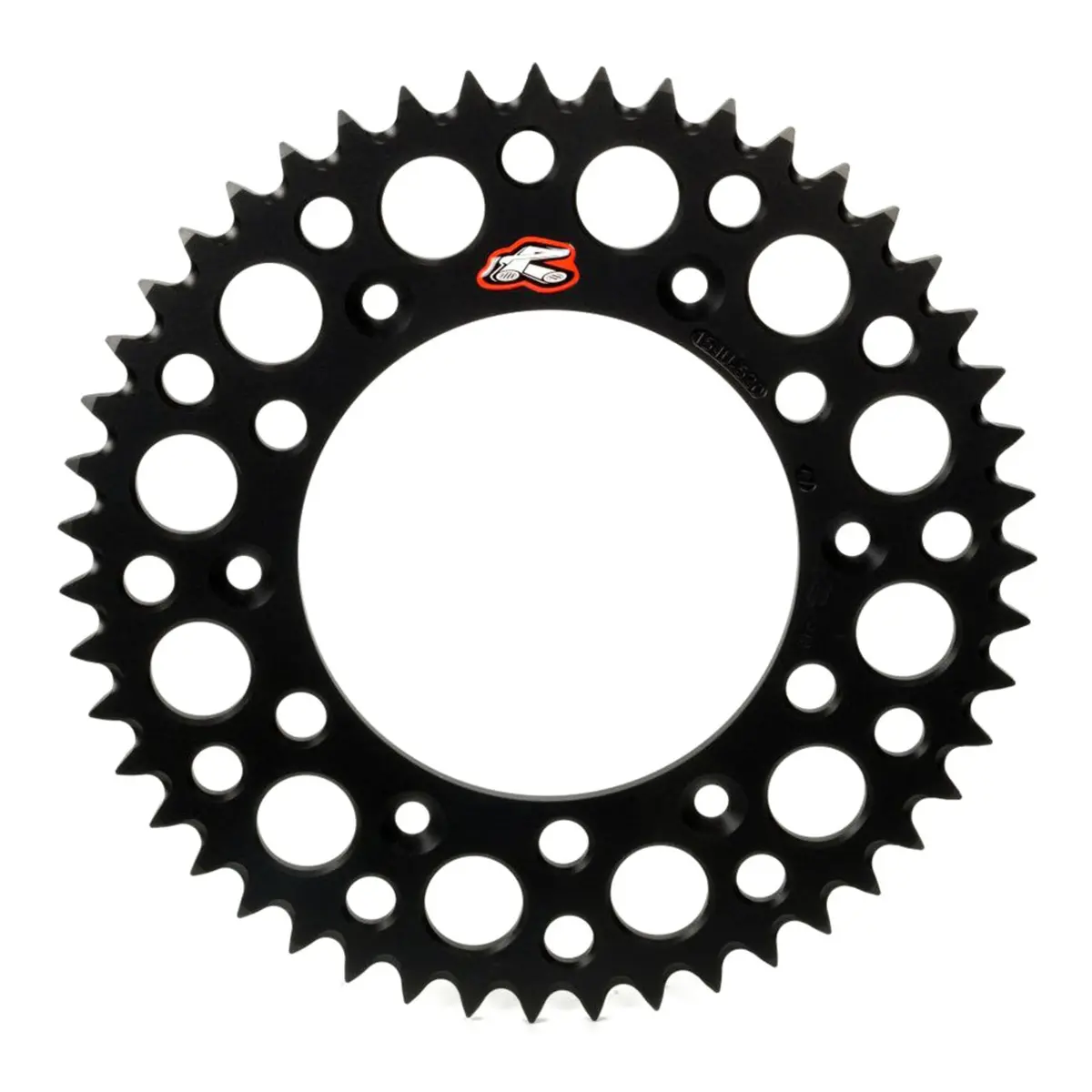 Renthal Sprocket Rear Black 48T Alloy 7075 T6 Grooved 1