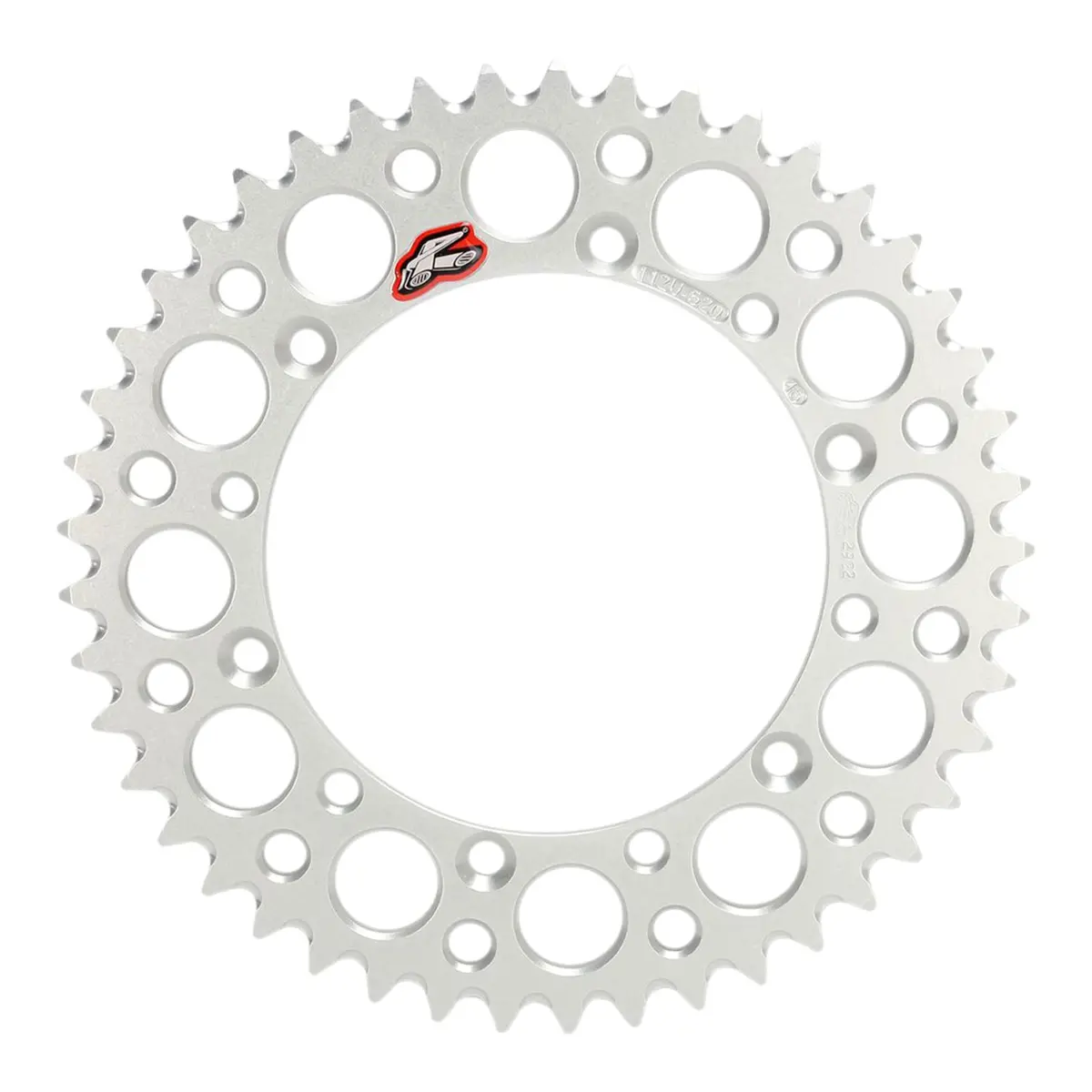 Renthal Sprocket Rear Silver 48T Alloy 7075 T6 Grooved 1