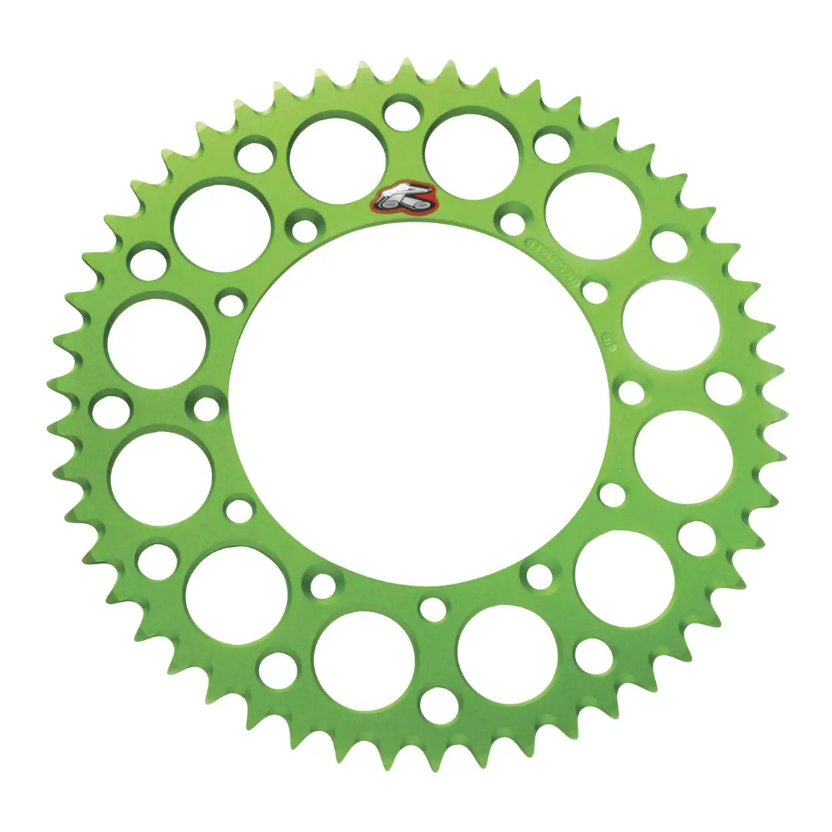 Renthal Sprocket Rear 50T Green Alloy 7075 T6 Grooved 1