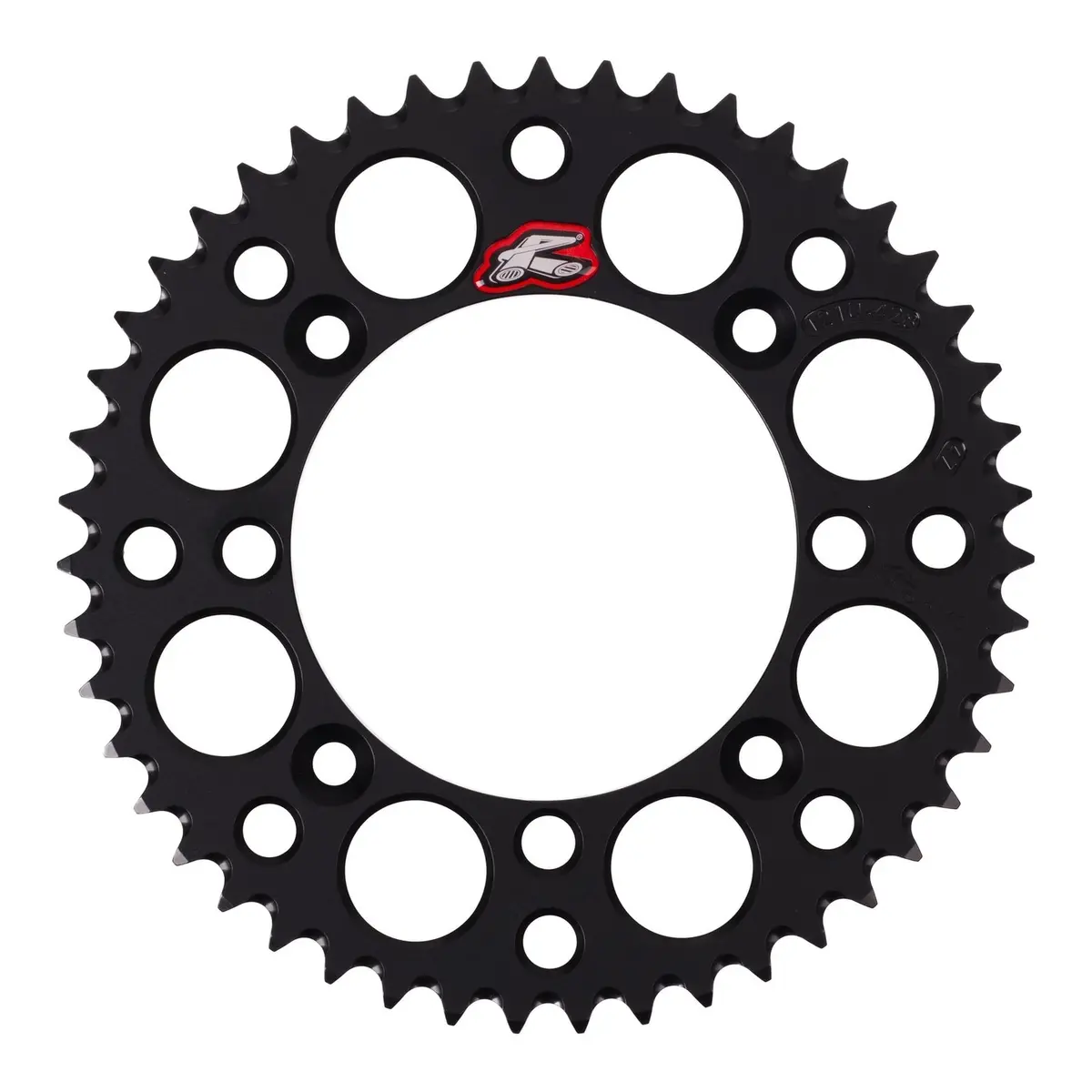 Renthal Sprocket Rear Black 47T Alloy 7075 T6 Grooved 1