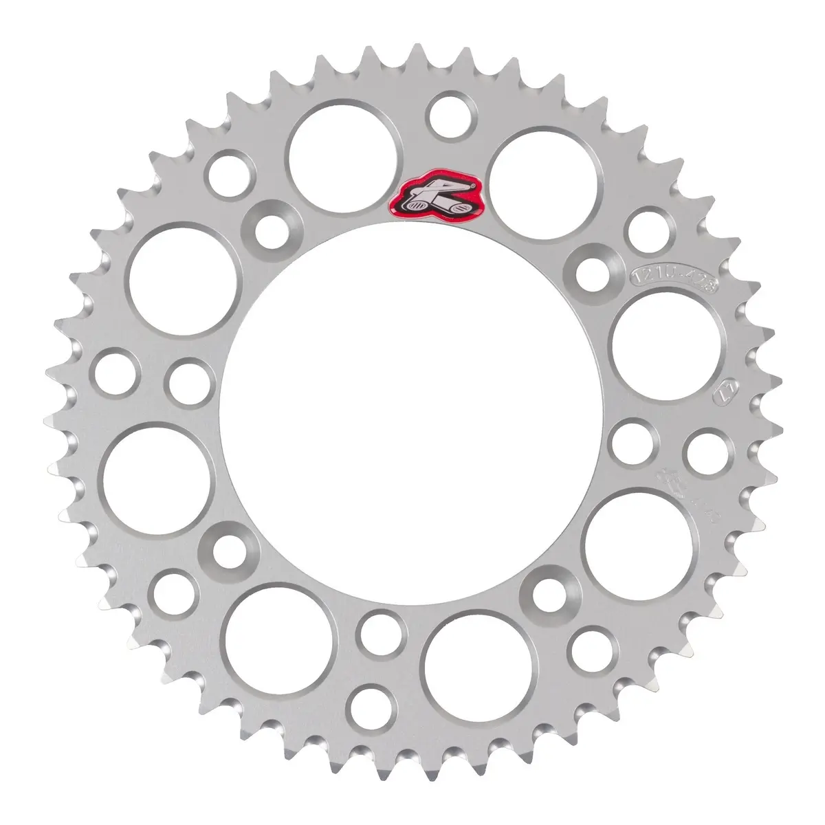Renthal Sprocket Rear Silver 47T Alloy 7075 T6 Grooved 1