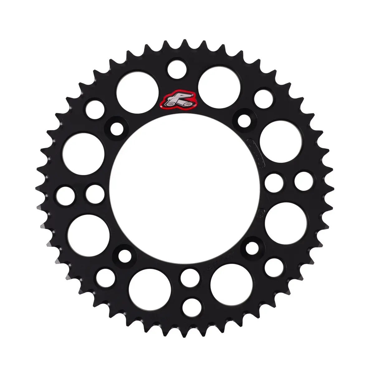 Renthal Sprocket Rear Black 48T Alloy 7075 T6 Grooved 1