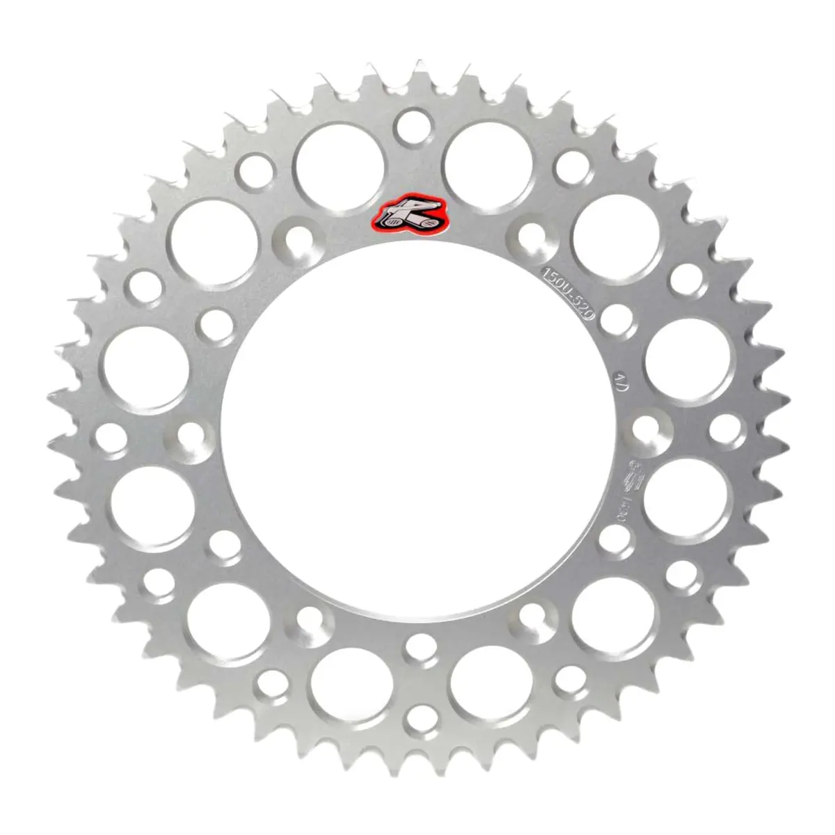 Renthal Rear Sprocket Silver 7075 Alloy T6 Grooved - Silver [Suzuki] 1