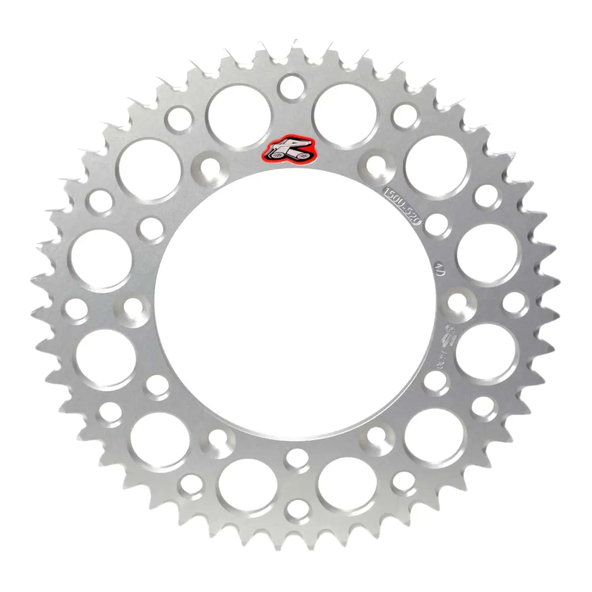 Renthal Sprocket Rear Silver 50T Alloy 7075 T6 Grooved Suzuki 1