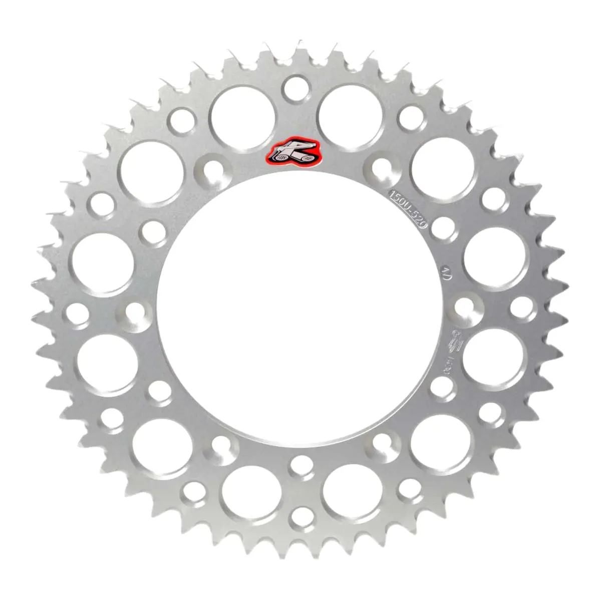Renthal Sprocket Rear Silver 51T Alloy 7075 T6 Grooved Suzuki 1