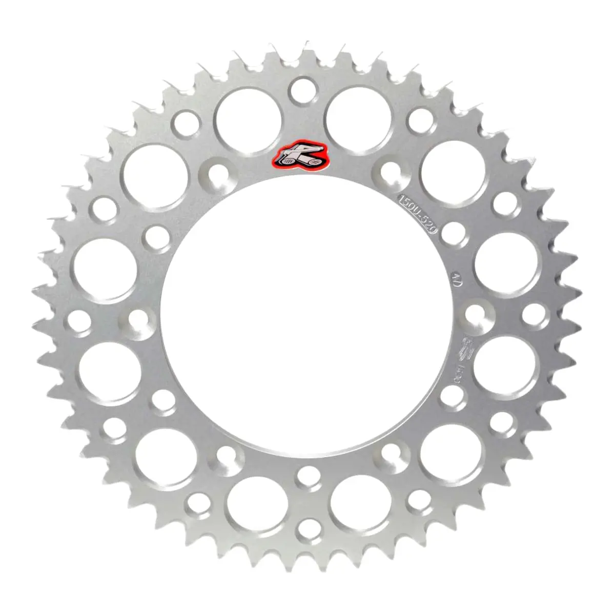 Renthal Sprocket Rear Silver 52T Alloy 7075 T6 Grooved Suzuki 1