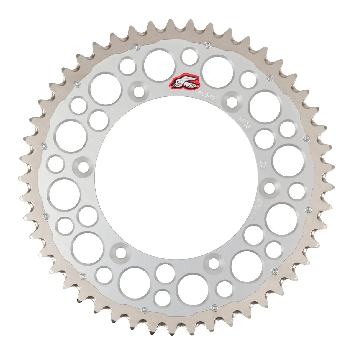 Renthal Sprocket Twinring Silver 49T Bi-Metal Grooved 1
