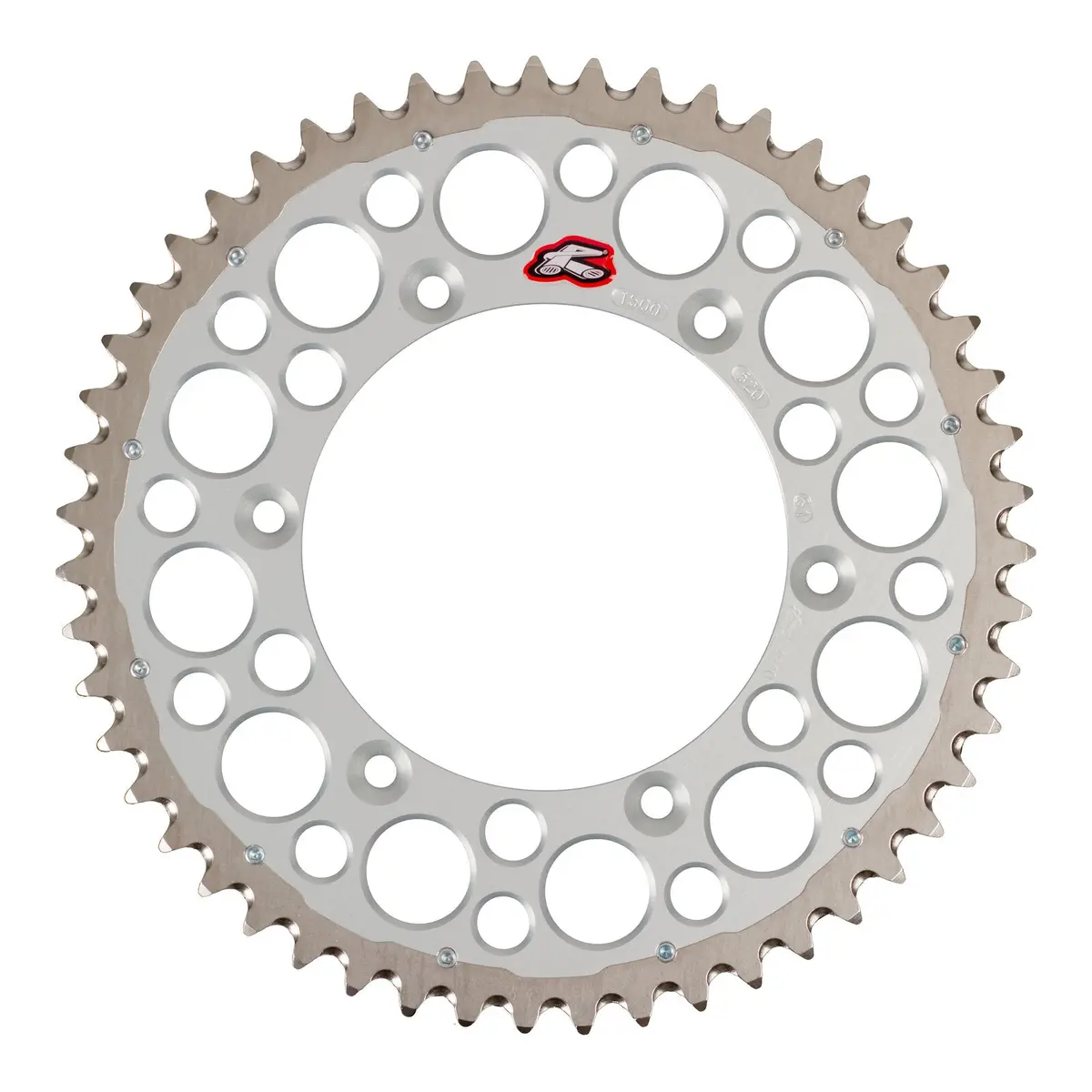 Renthal Sprocket Twinring Silver 51T Bi-Metal Grooved 1