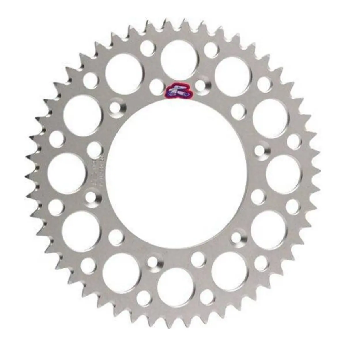 Renthal Rear Sprocket T6 7075 Grooved - Silver [Yamaha] 1