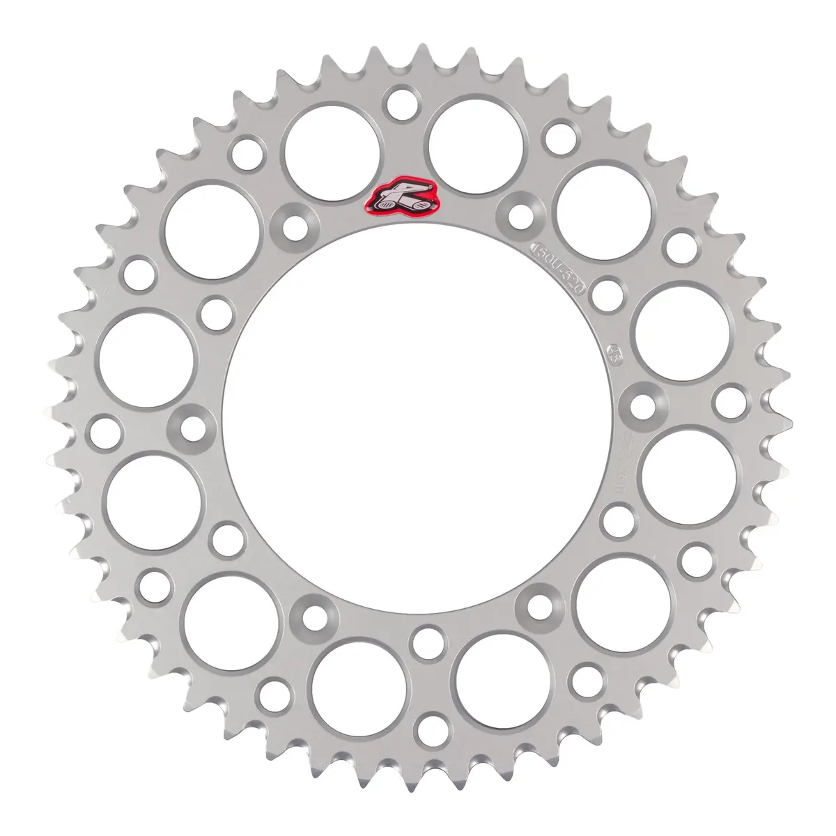 Renthal Sprocket Rear Silver 48T Alloy 7075 T6 Grooved 1
