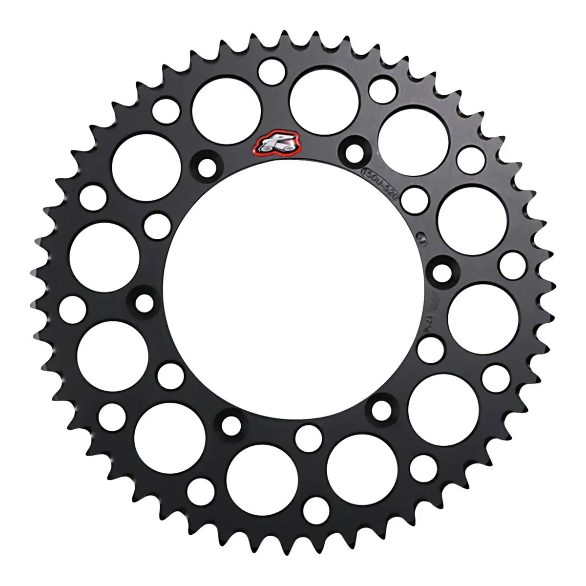 Renthal Sprocket Rear Black 49T Alloy 7075 T6 Grooved 1