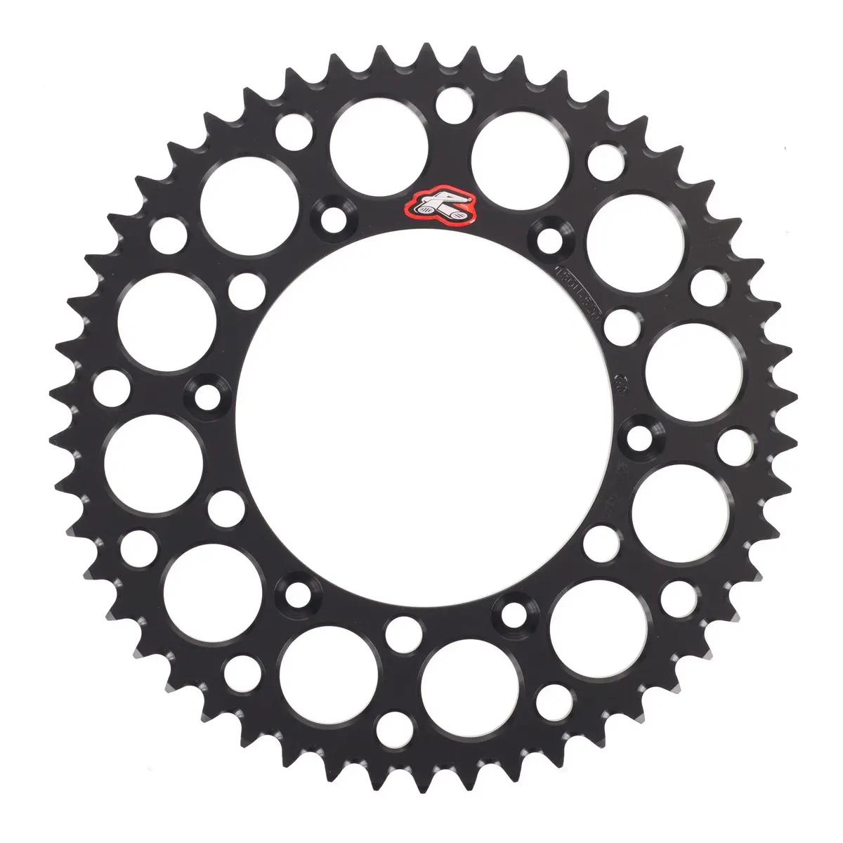 Renthal Sprocket Rear Black 50T Alloy 7075 T6 Grooved 1