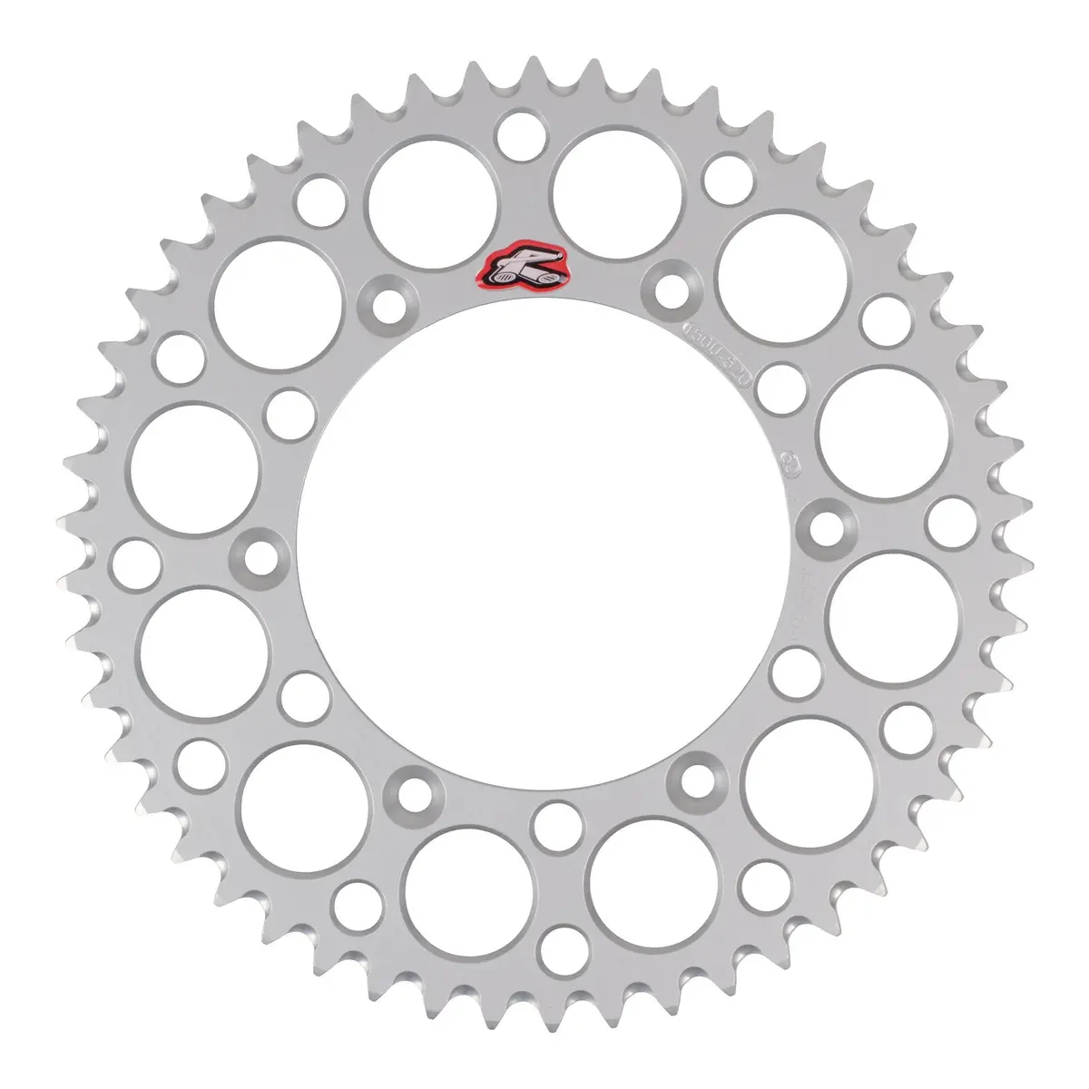 Renthal Sprocket Rear Silver 50T Alloy 7075 T6 Grooved 1