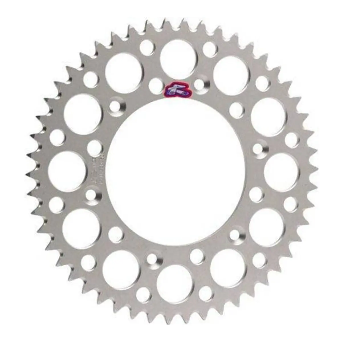 Renthal Sprocket Rear Silver 51T Alloy 7075 T6 Grooved Yamaha 1