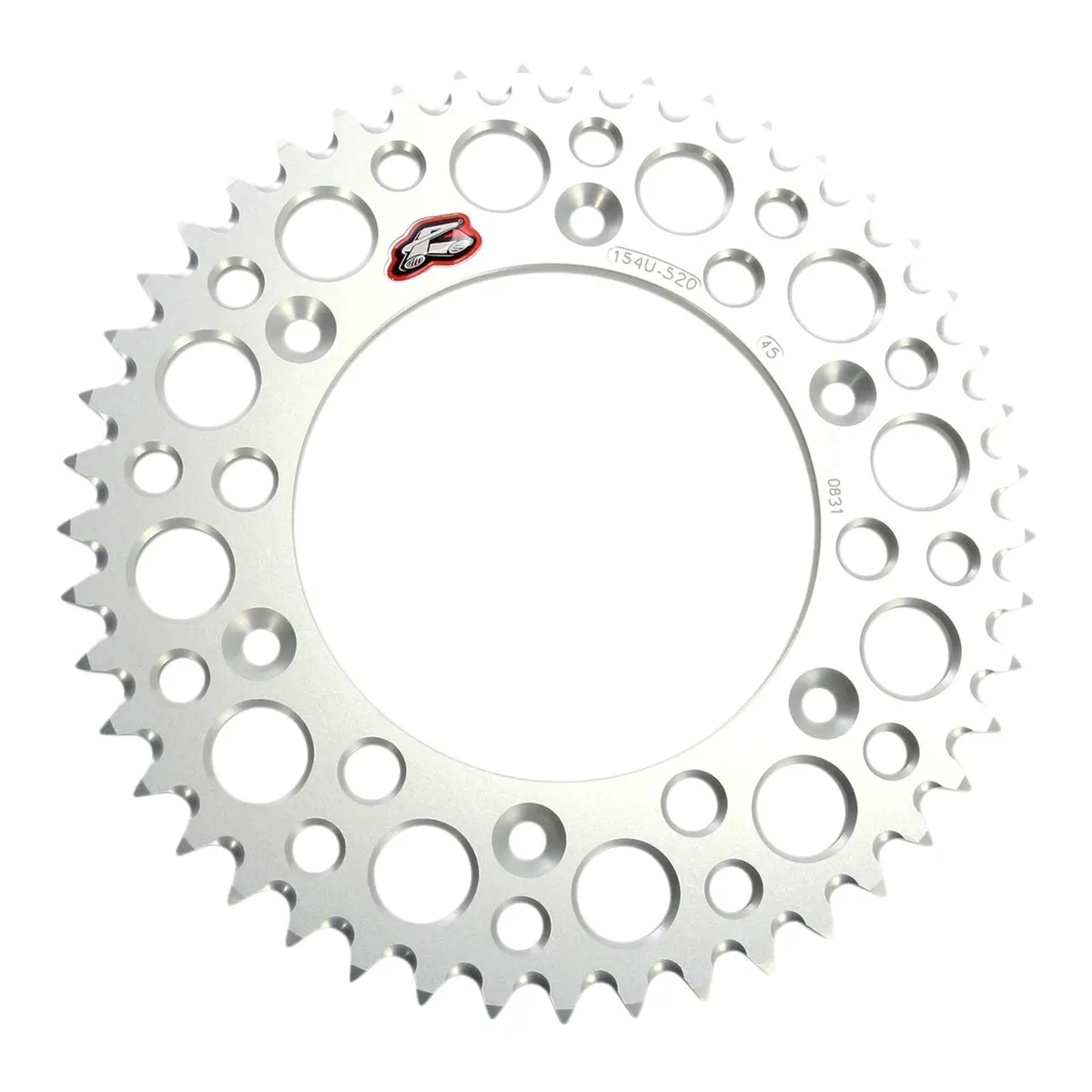 Renthal Rear Sprocket Grooved - Silver [Honda] 1
