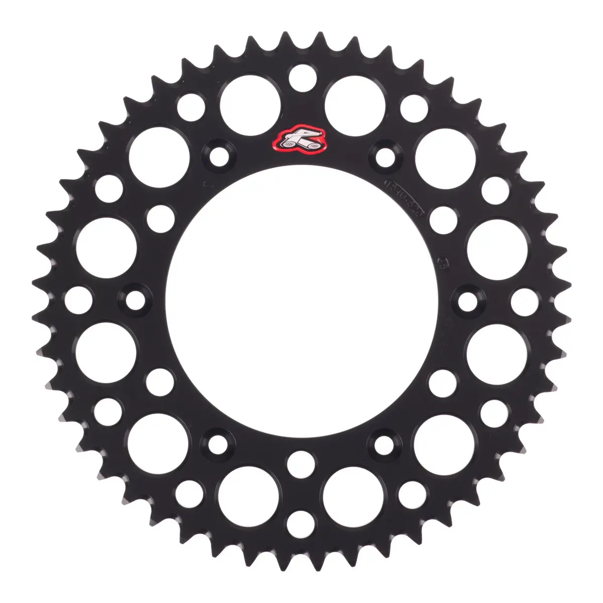 Renthal Sprocket Rear Black 48T Alloy 7075 T6 Grooved 1