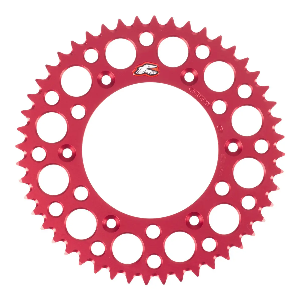 Renthal Sprocket Rear Red 48T Alloy 7075 T6 Grooved 1