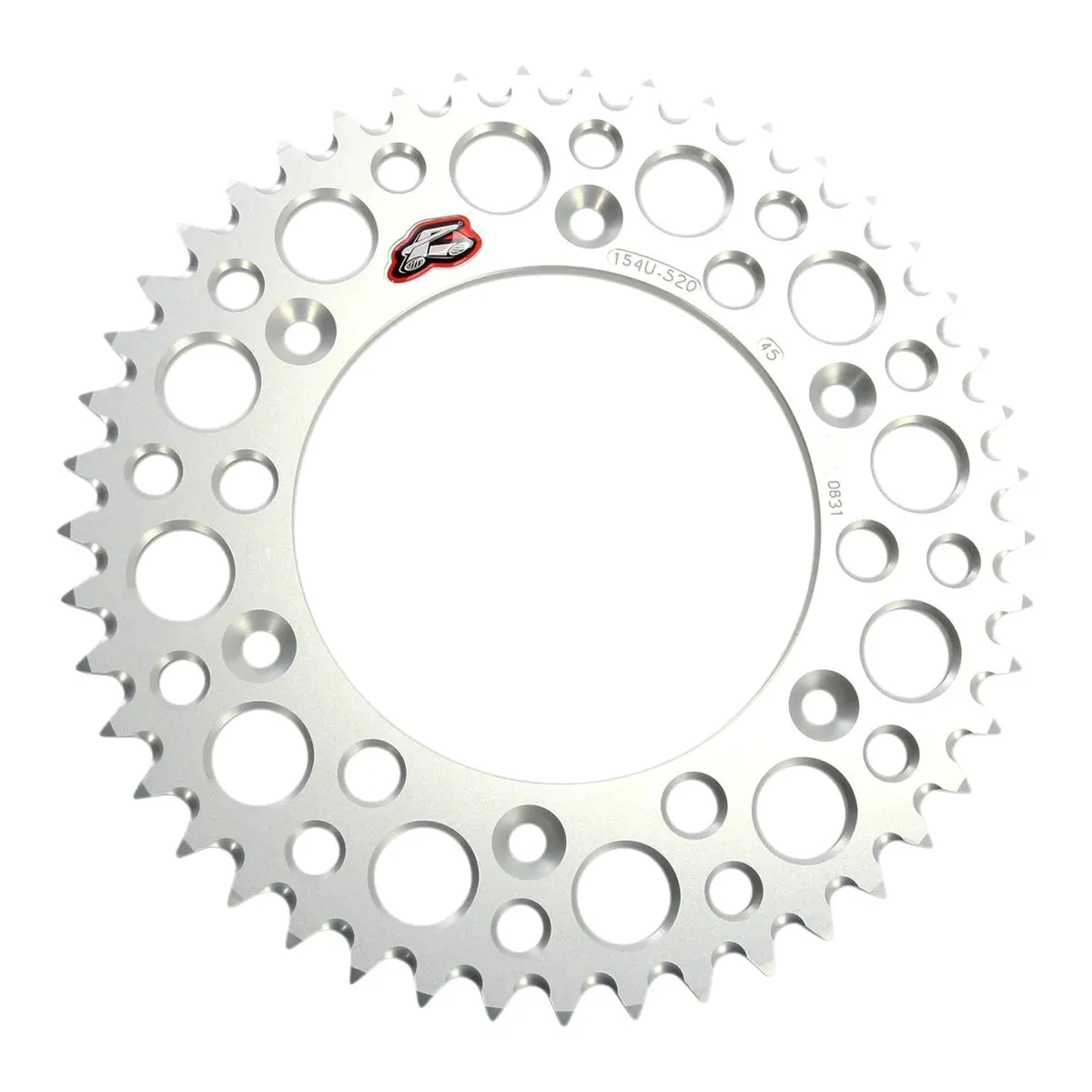 Renthal Sprocket Rear Silver 48T Alloy 7075 T6 Grooved Honda 1