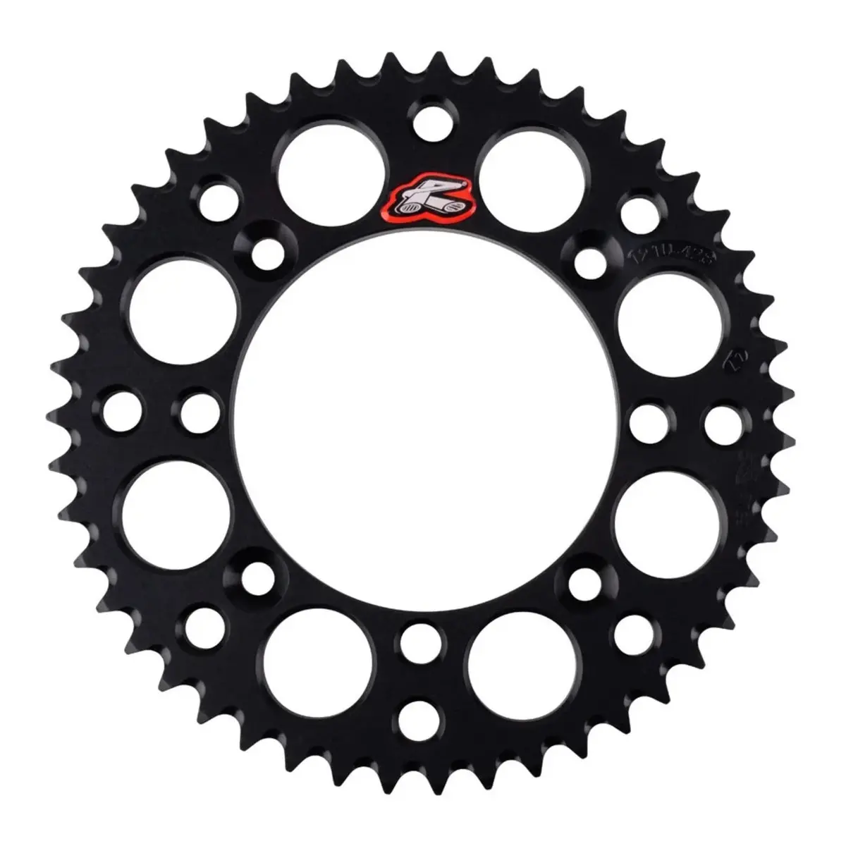 Renthal Sprocket Rear Black 49T Alloy 7075 T6 Grooved 1