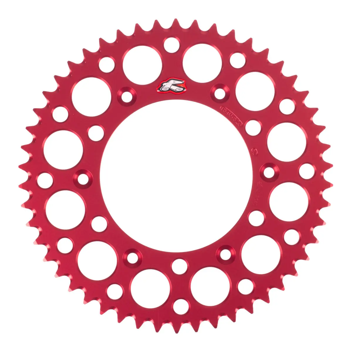 Renthal Sprocket Rear Red 50T Alloy 7075 T6 Grooved 1