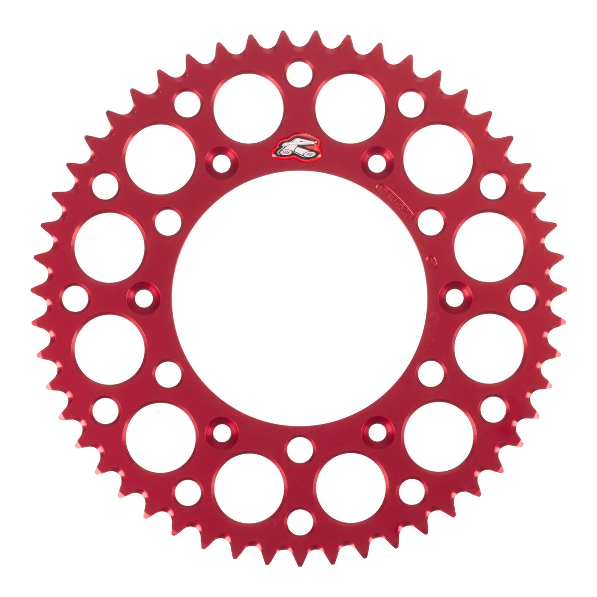 Renthal Sprocket Rear Red 51T Alloy 7075 T6 Grooved 1