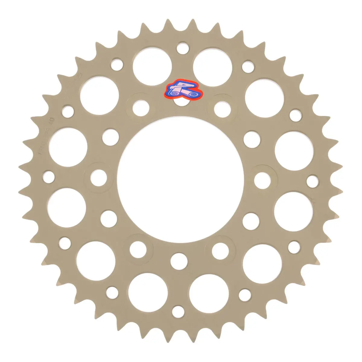 Renthal Sprocket Rear Silver 40T Alloy 7075 T6 Grooved Kawasaki 1