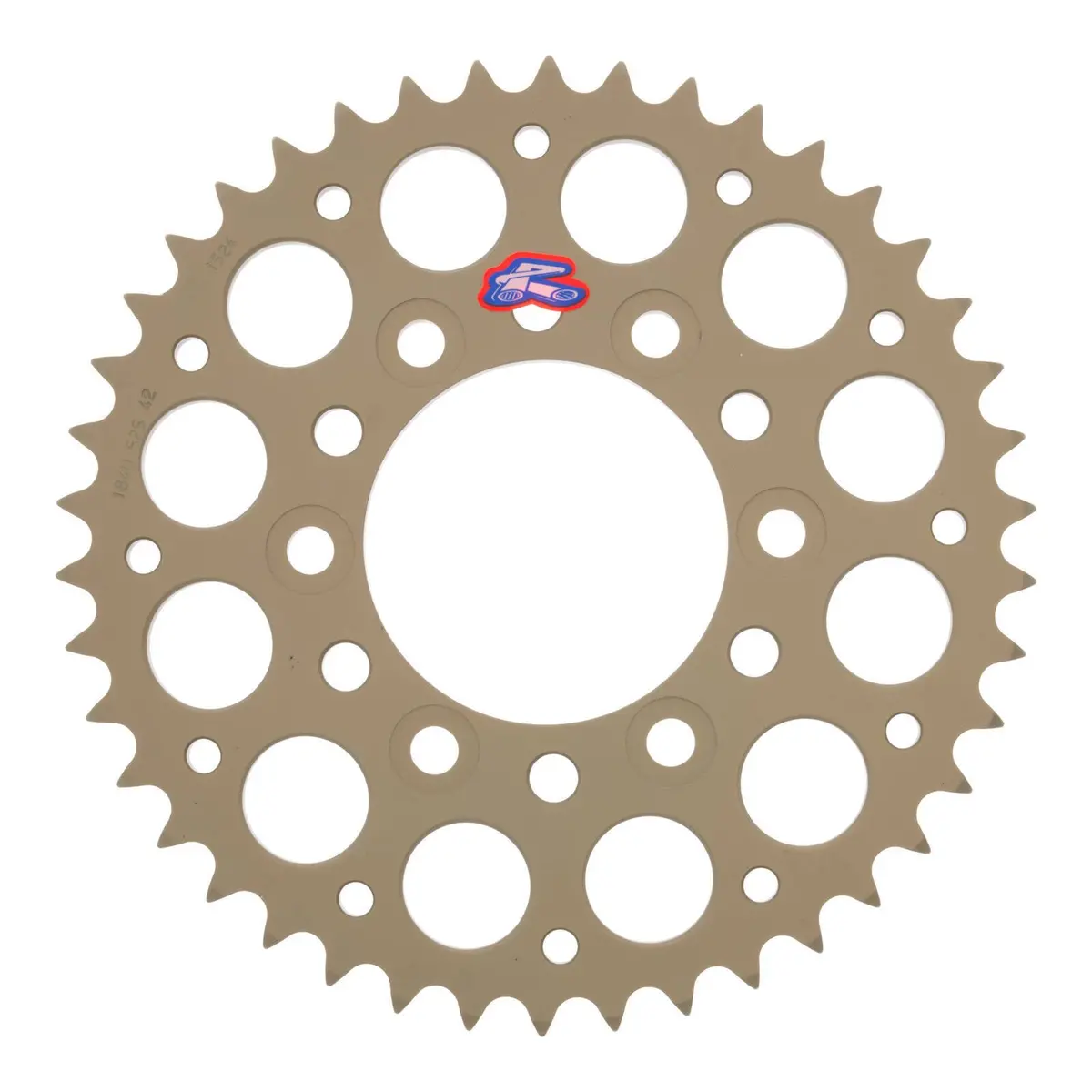 Renthal Sprocket Rear Silver 42T Alloy 7075 T6 Grooved Kawasaki 1