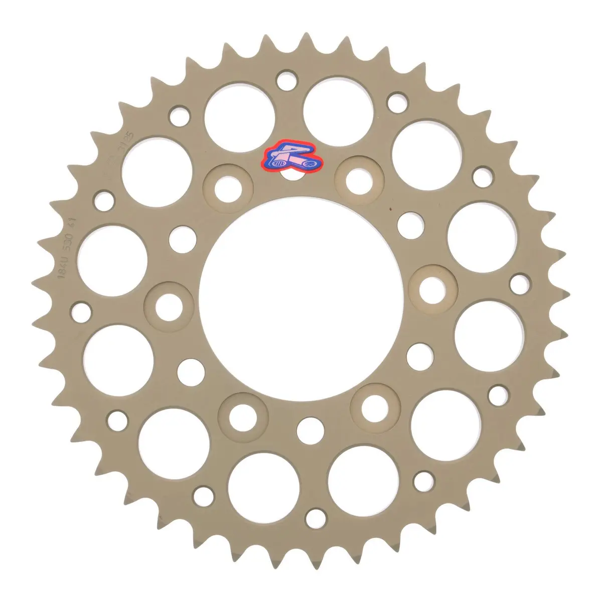 Renthal Rear Sprocket 184 / 530 Grooved - Silver [Kawasaki] 1