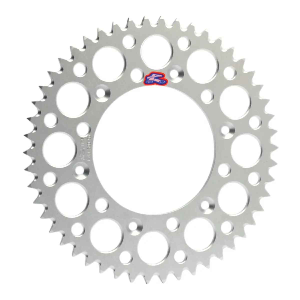 Renthal Sprocket Rear Silver 53T Alloy 7075 T6 Grooved Kawasaki 1