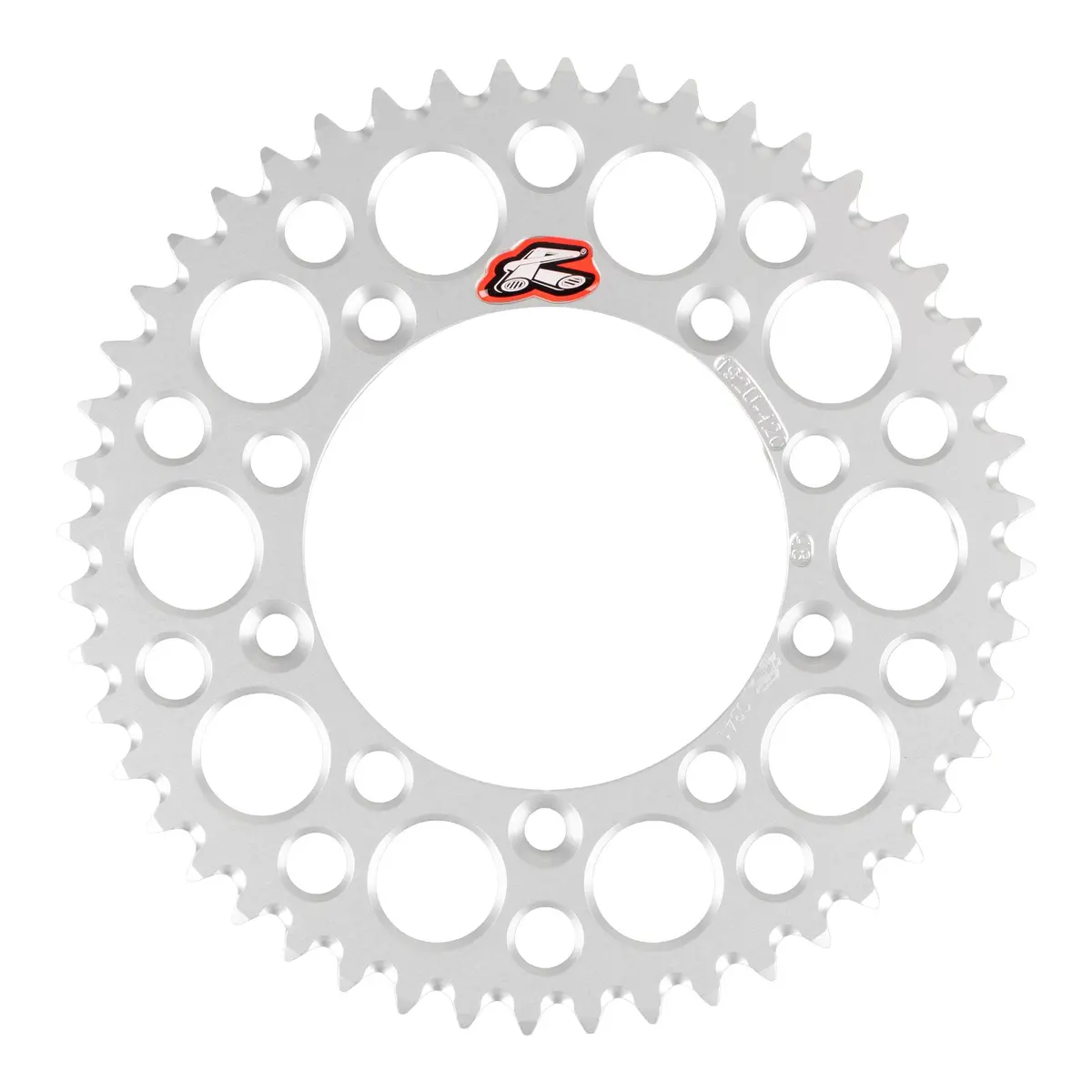 Renthal Rear Sprocket 48T Alloy 7075-T6 Grooved - Silver (Ktm, Husqvarna) 1