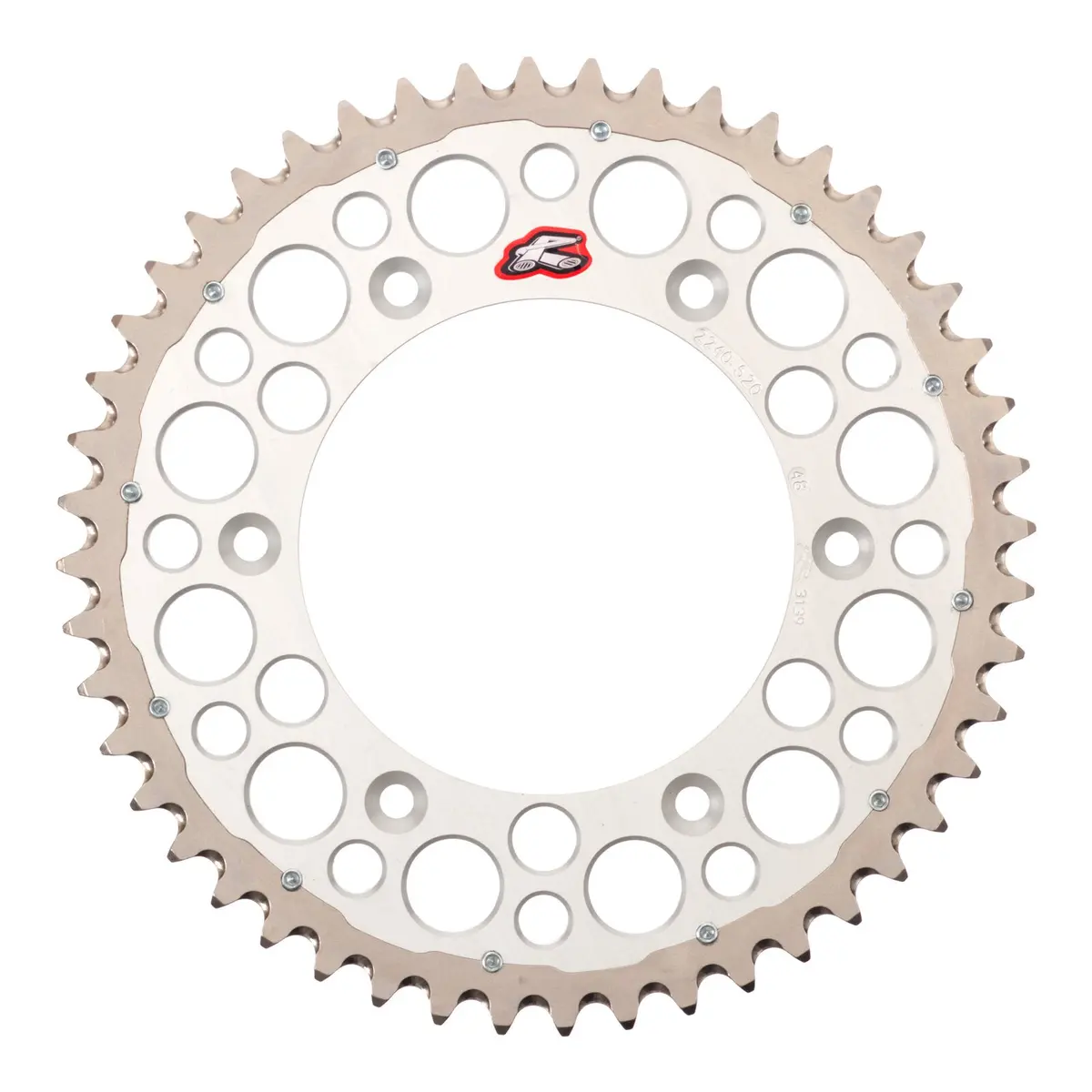 Renthal Sprocket Twinring Silver 48T Bi-Metal Grooved 1