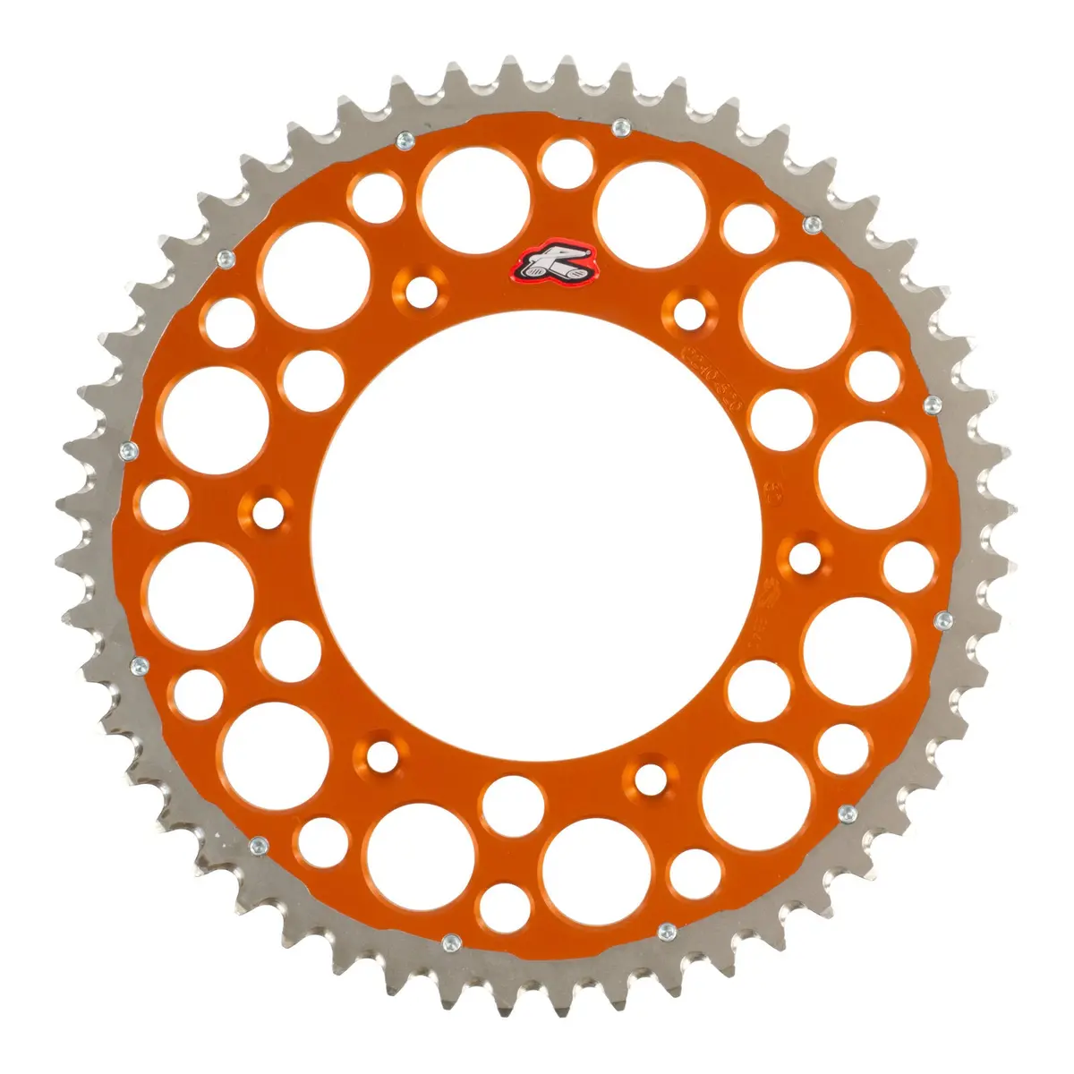 Renthal Sprocket Twinring Orange 52T Bi-Metal Grooved 1