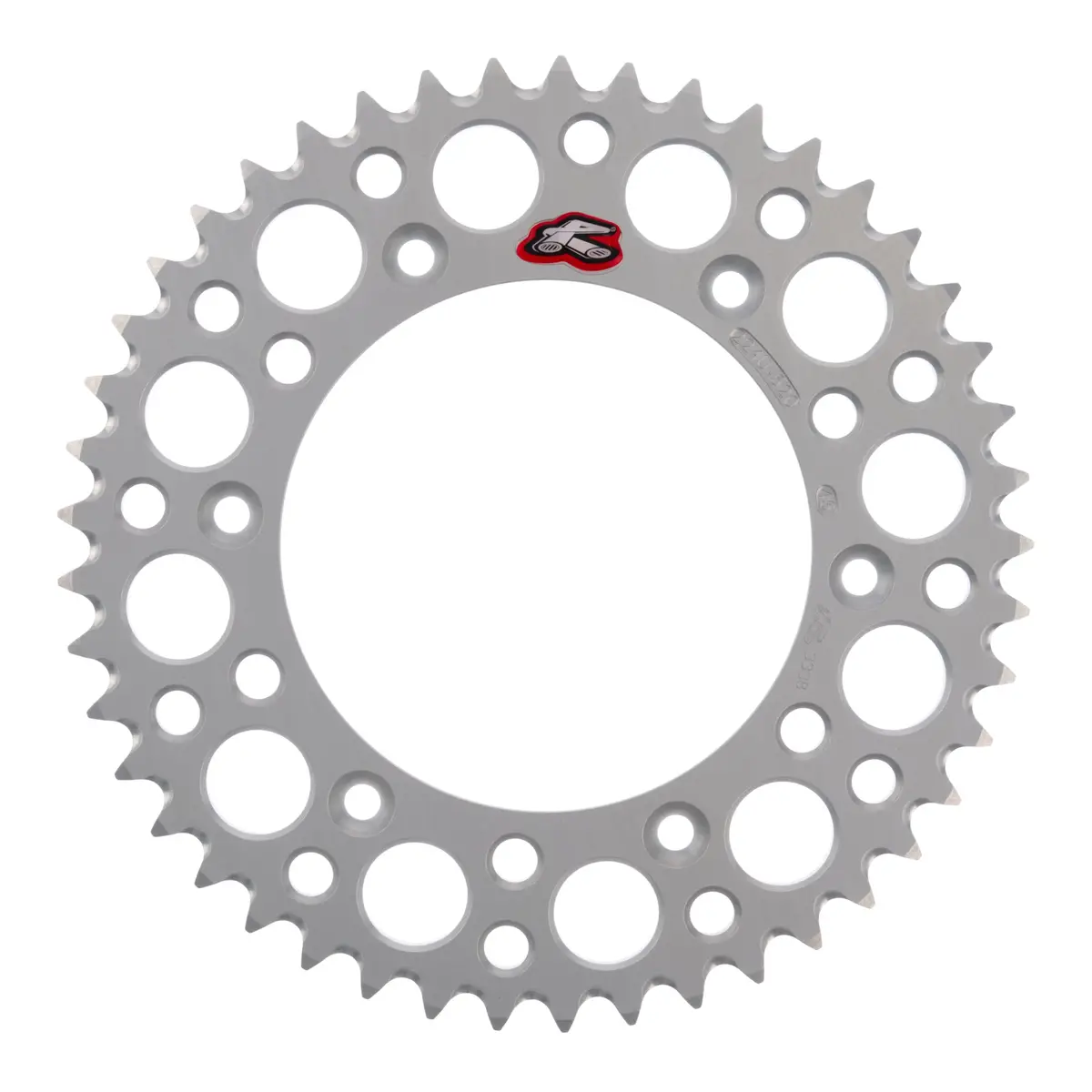 Renthal Sprocket Rear Silver 45T Alloy 7075 T6 Grooved 1