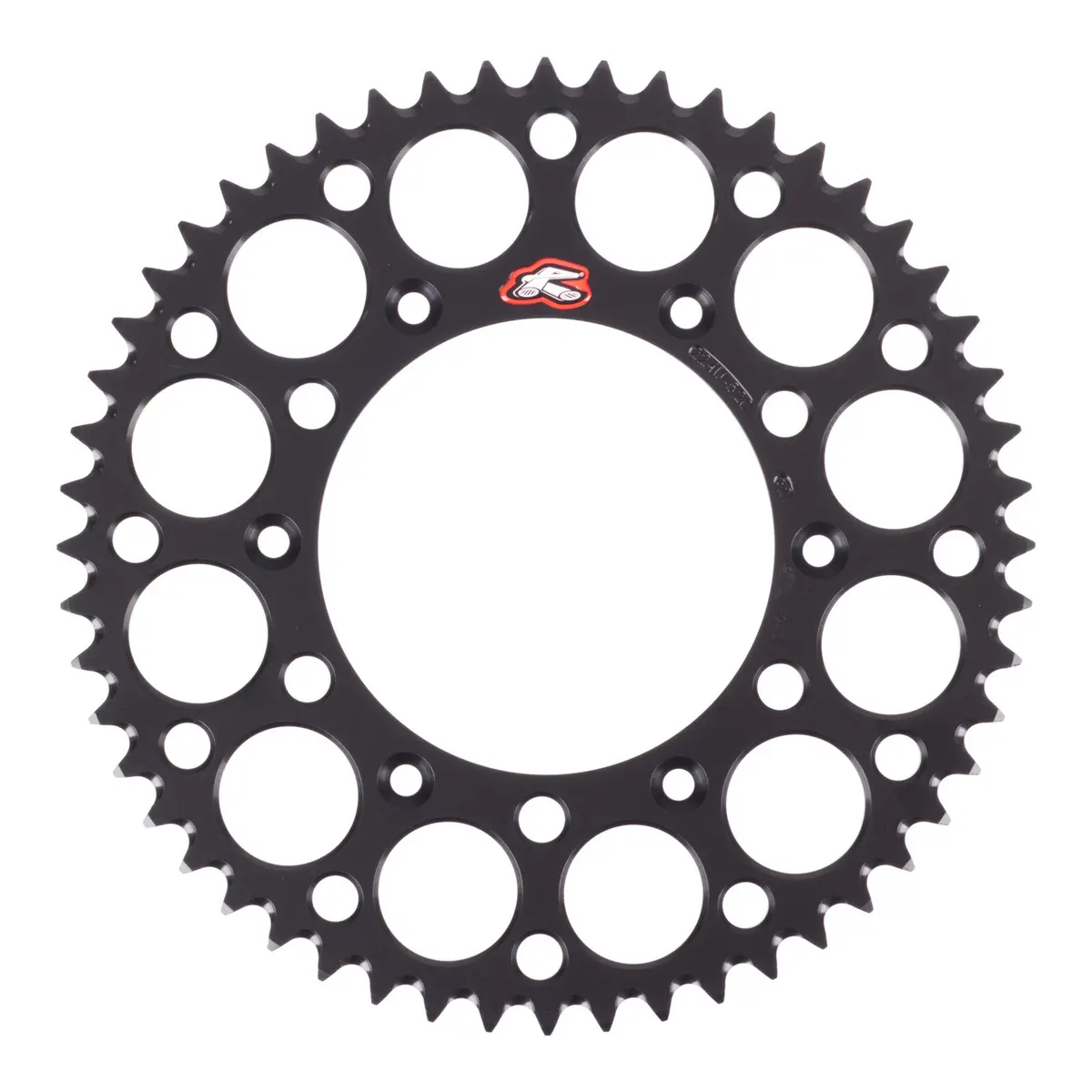Renthal Sprocket Rear Black 52T Alloy 7075 T6 Grooved 1