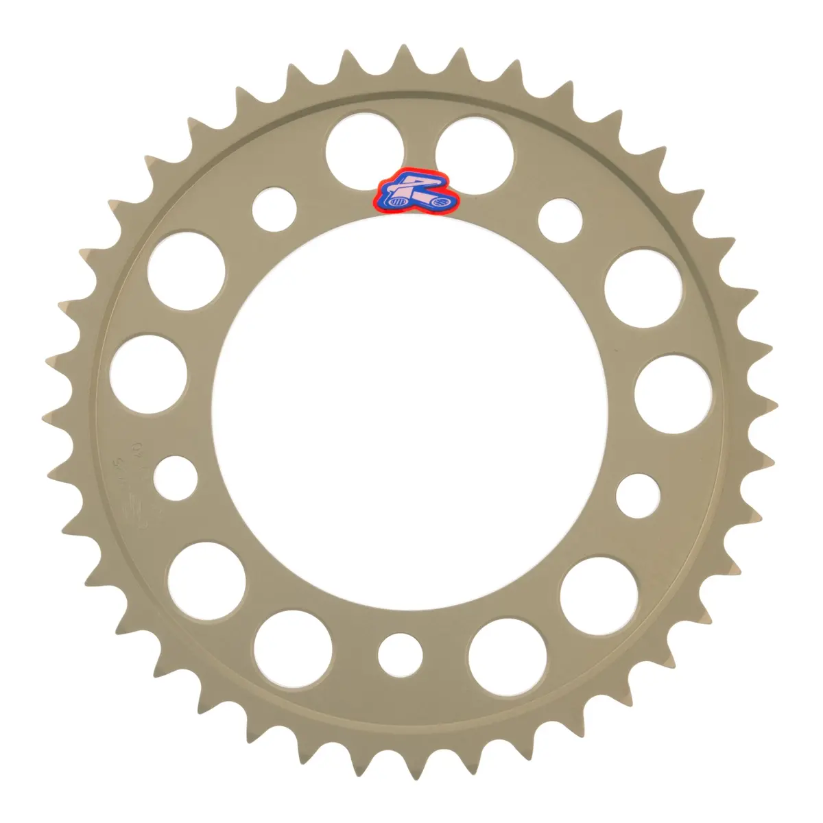 Renthal Rear Sprocket T6 Grooved 7075 Alloy - Silver [Honda] 1
