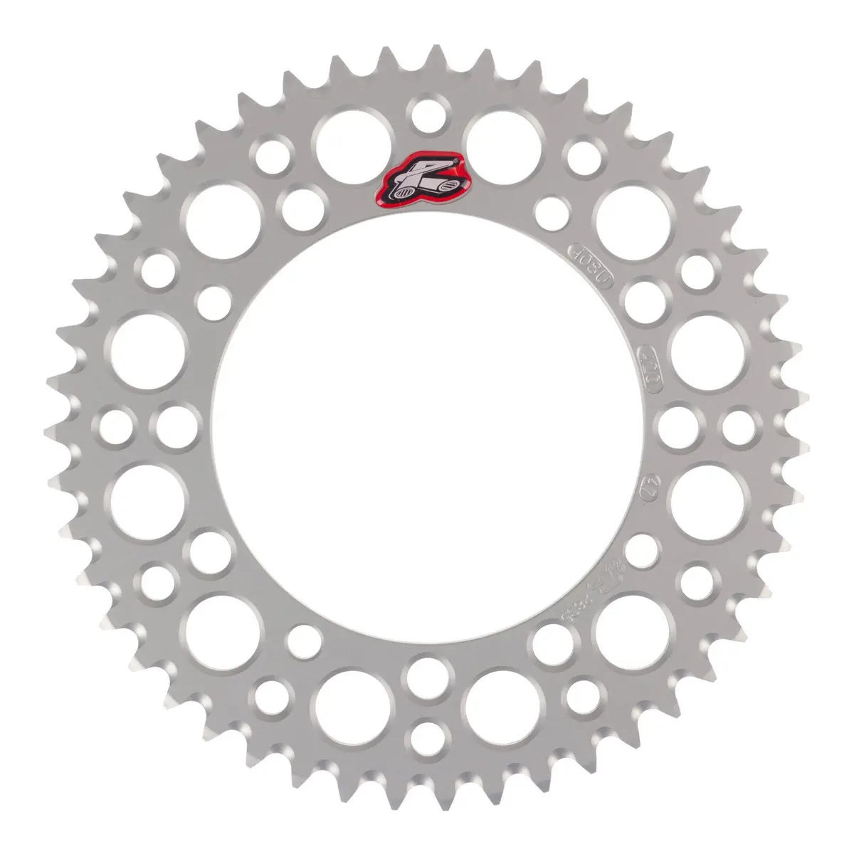 Renthal Sprocket Rear Silver 47T Alloy 7075 T6 Grooved 1