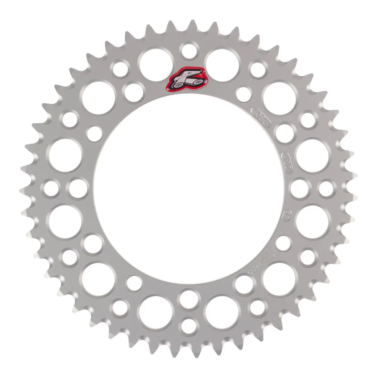 Renthal Sprocket Rear Silver 49T Alloy 7075 T6 Grooved 1