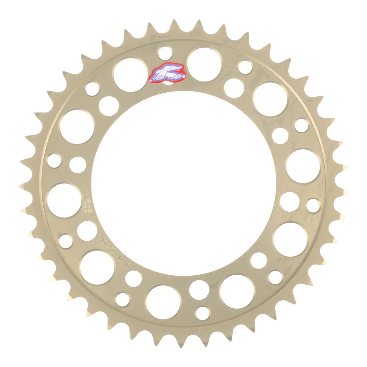 Renthal Rear Sprocket T6 7075 Alloy Grooved 409 / 525 - Silver [Suzuki] 1