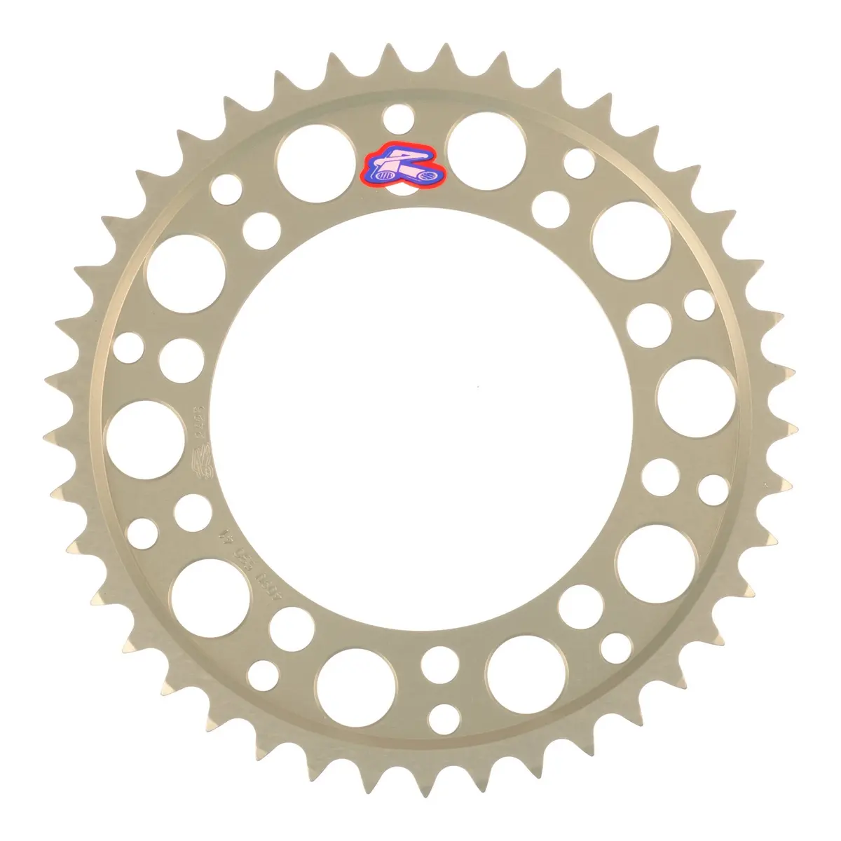 Renthal Sprocket Rear Silver 41T Alloy 7075 T6 Grooved Suzuki 1