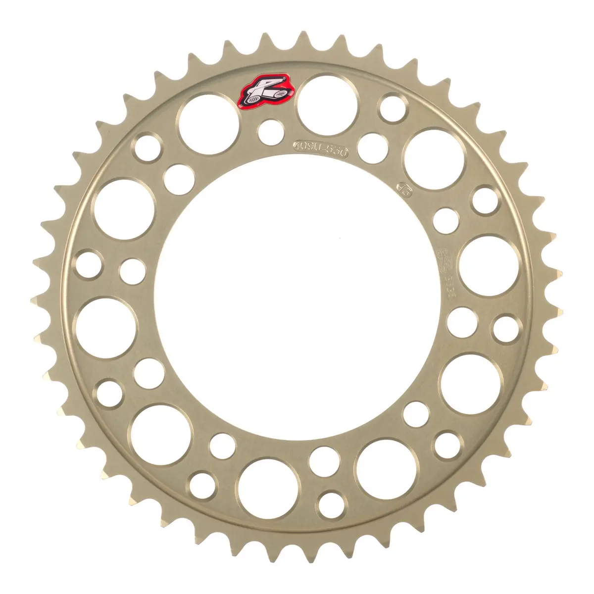 Renthal Sprocket Rear Silver 43T Alloy 7075 T6 Grooved Suzuki 1