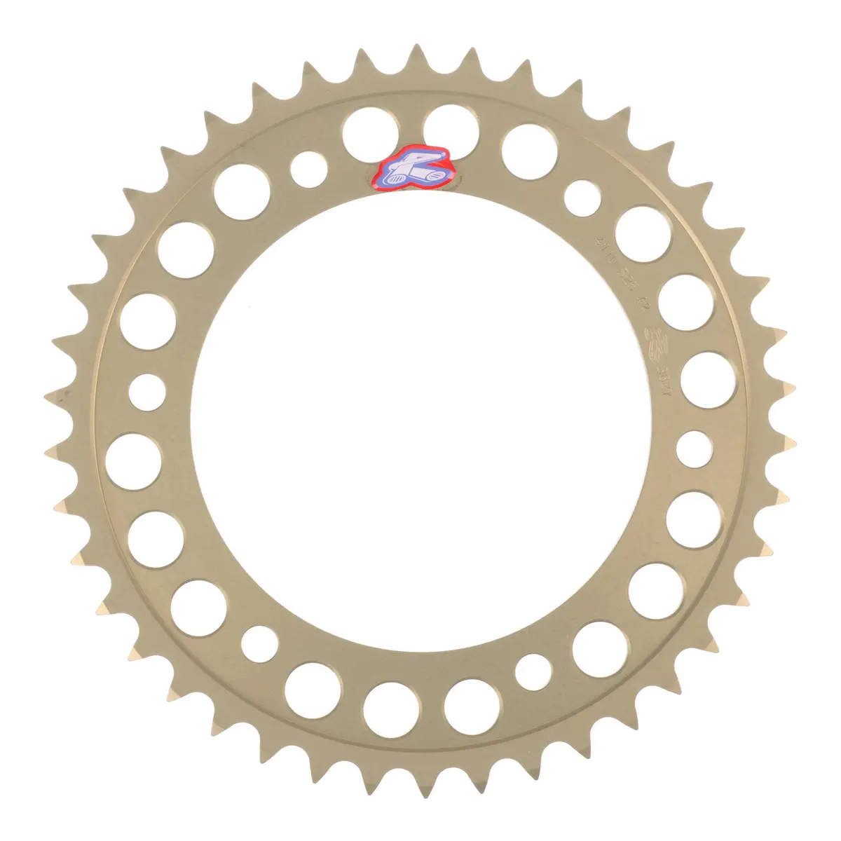 Renthal Sprocket Rear Silver 42T Alloy 7075 T6 Grooved Honda 1