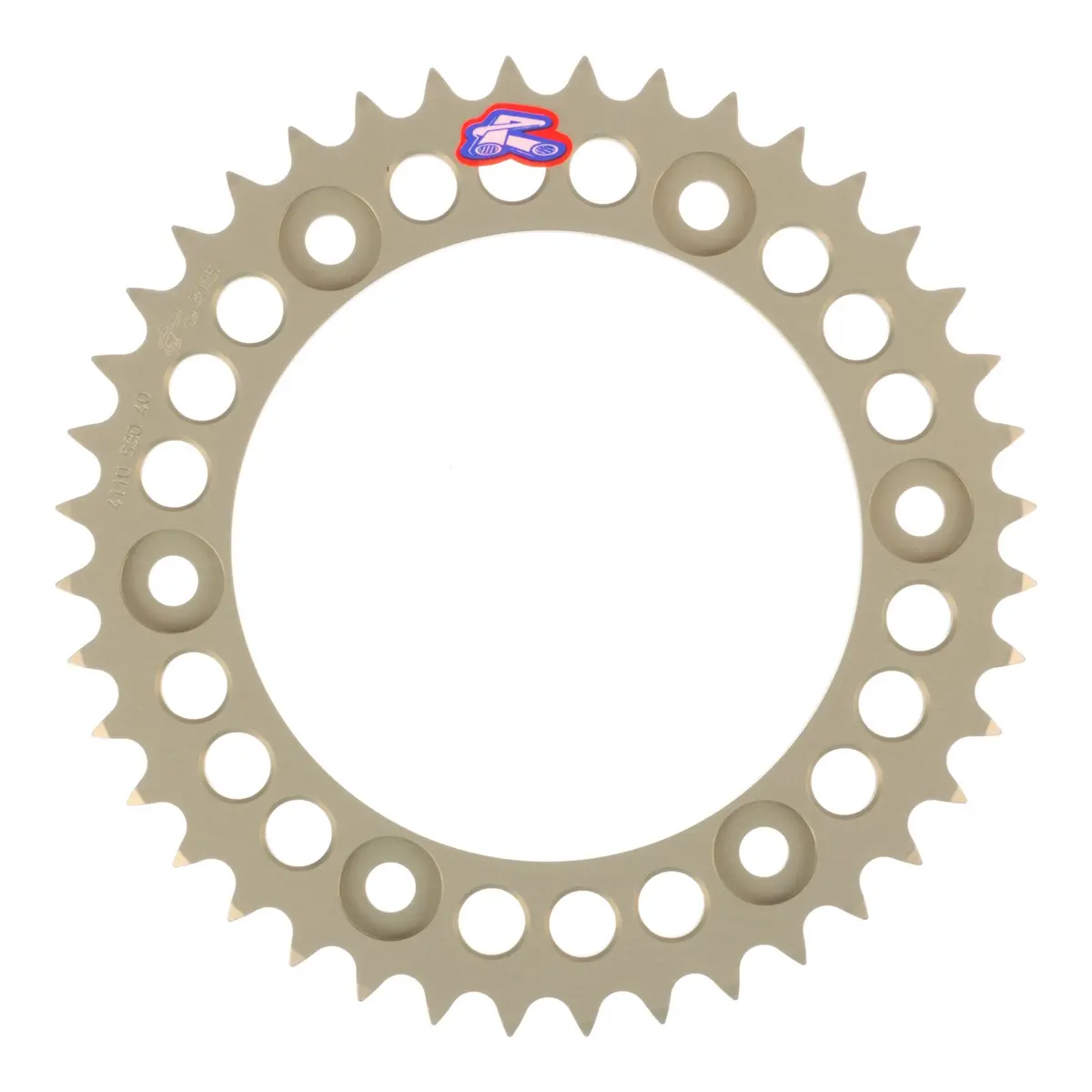 Renthal Rear Sprocket T6 7075 Alloy Grooved 411 / 530 - Silver [Honda] 1