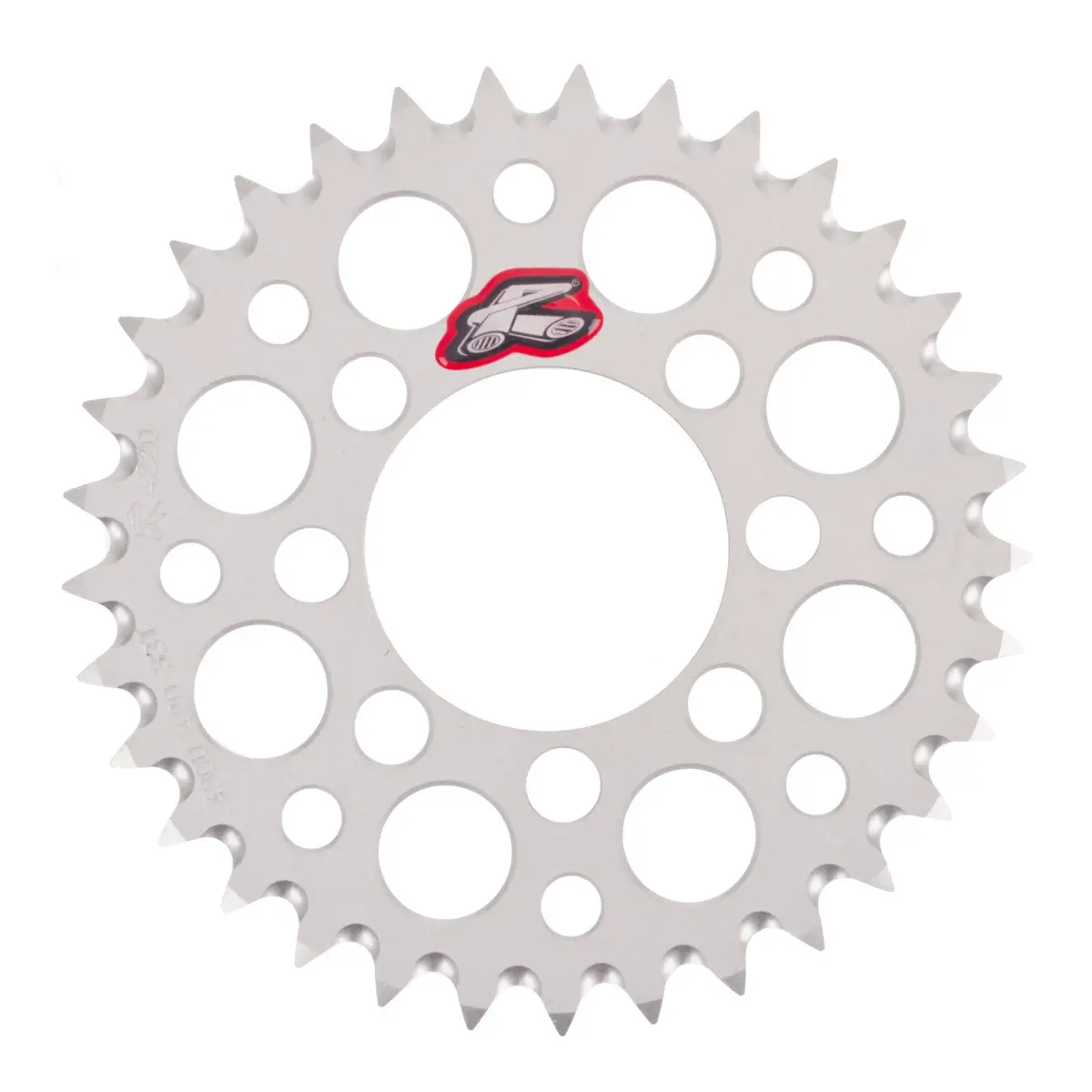 Renthal Sprocket Rear Silver 33T Alloy 7075 T6 Grooved 1