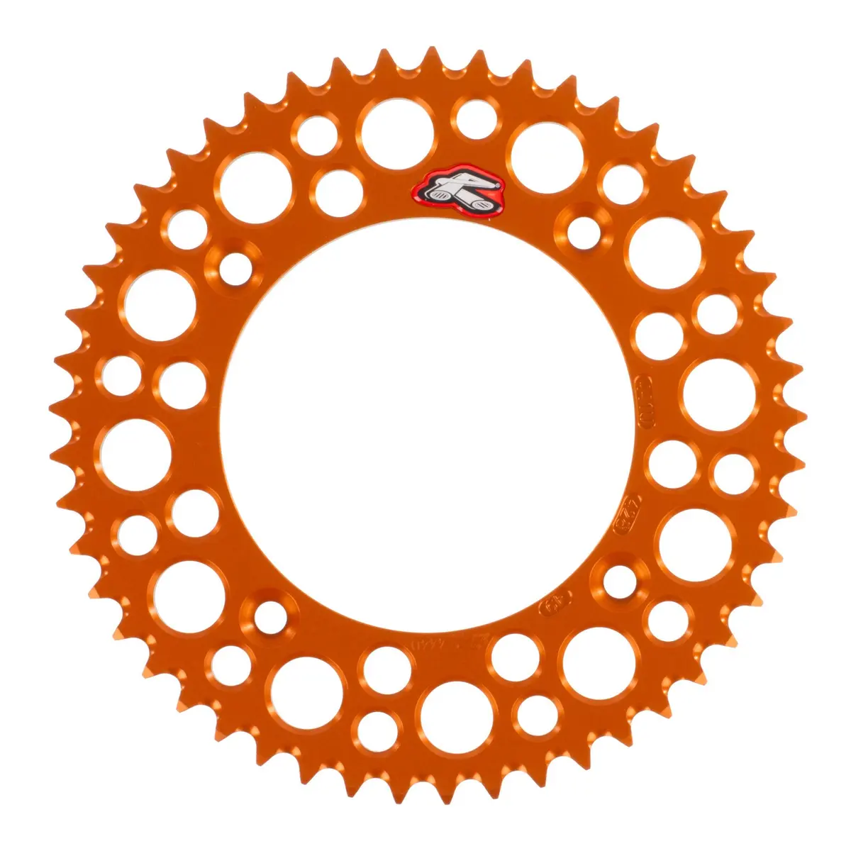 Renthal Sprocket Rear Orange 49T Alloy 7075 T6 Grooved 1