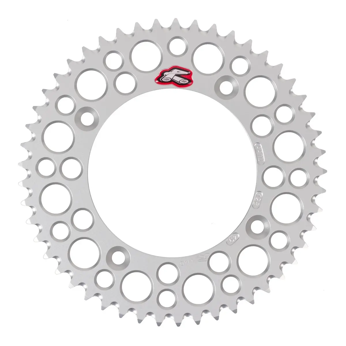 Renthal Sprocket Rear Silver 49T Alloy 7075 T6 Grooved 1