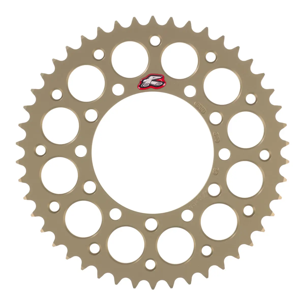 Renthal Rear Sprocket Hard Anodised Grooved 456 / 520 1