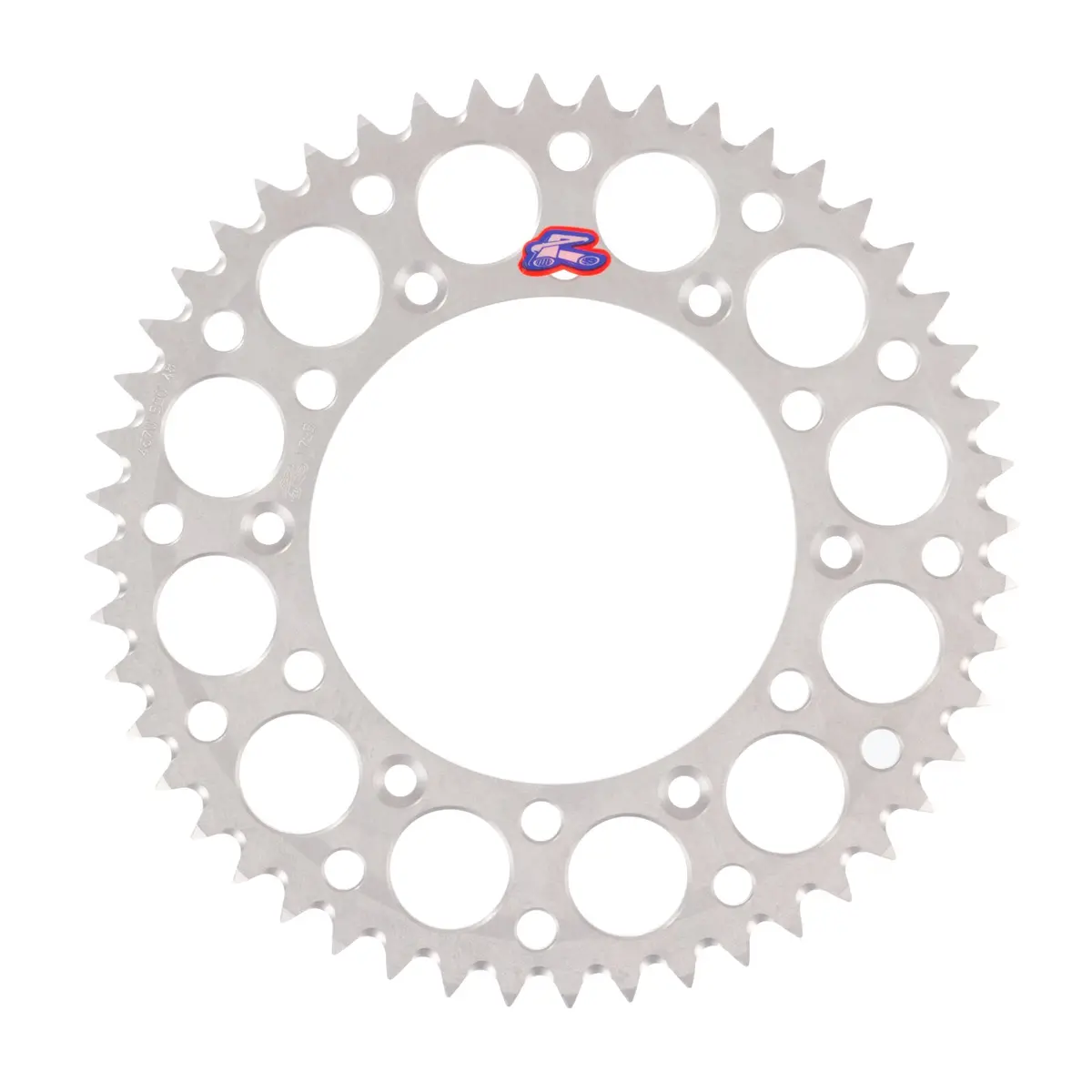 Renthal Sprocket Rear Silver 48T Alloy 7075 T6 Grooved 1