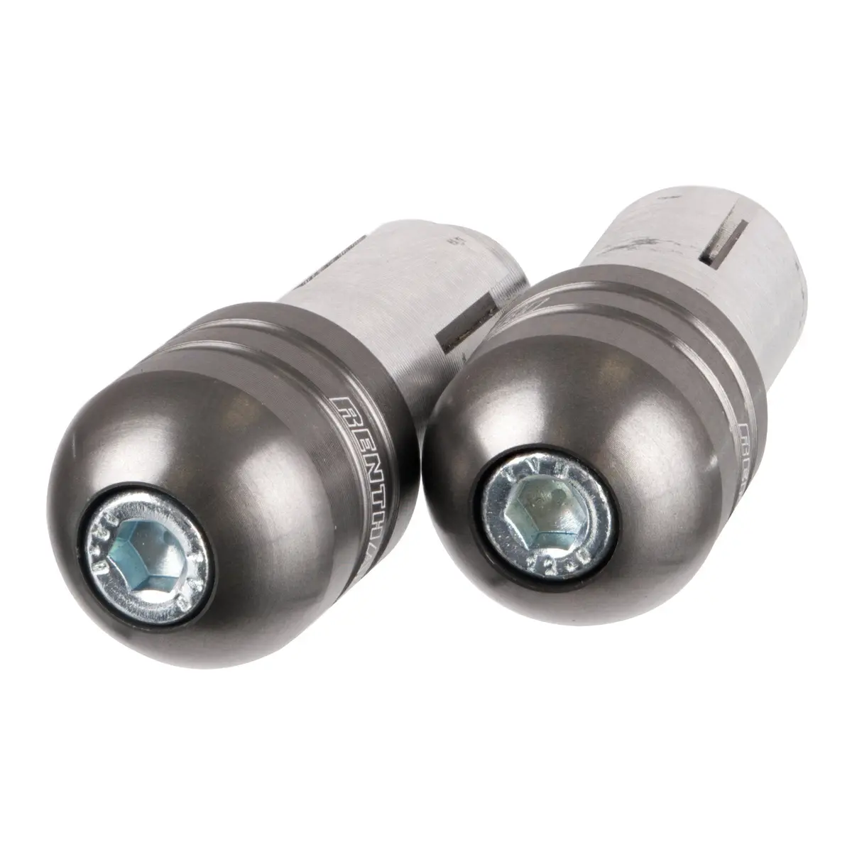 Renthal Handlebar End Plugs - Grey (Set) 1