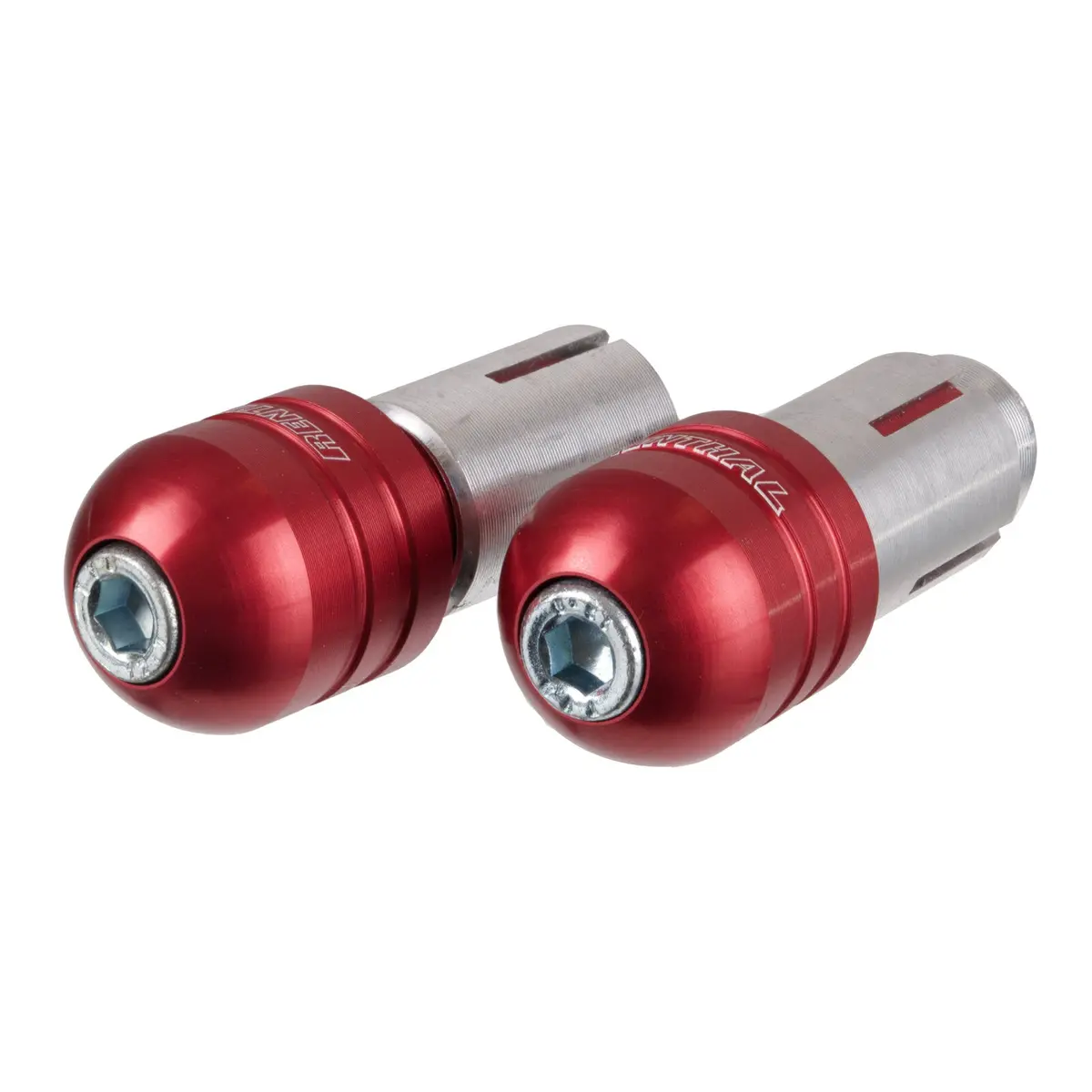 Renthal Handlebar End Plugs - Red (Set) 1