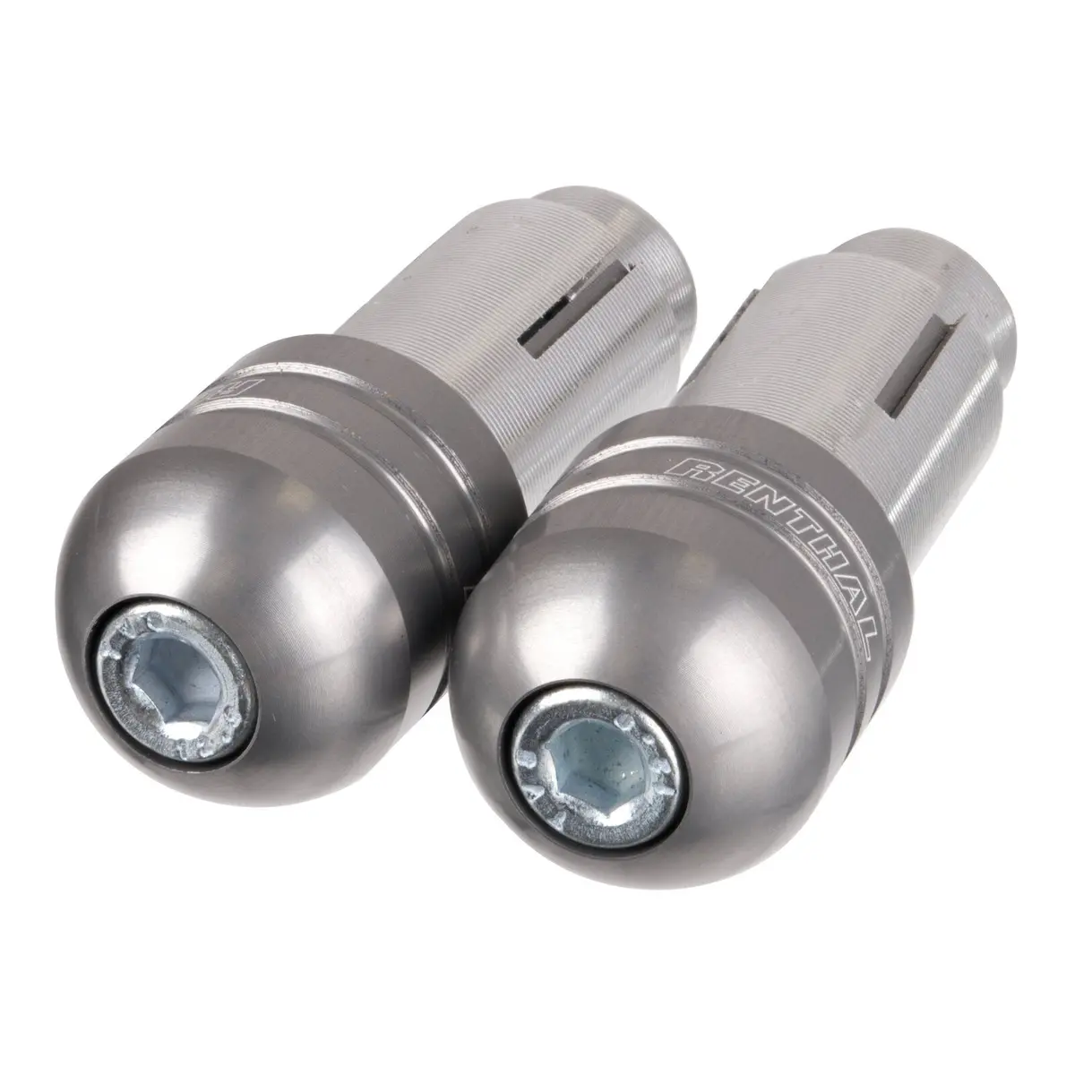 Renthal Handlebar End Plugs - Titanium (Set) 1